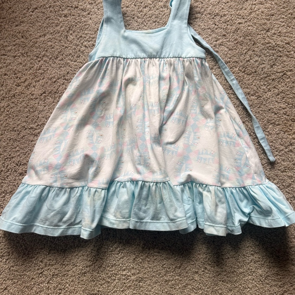 Love, Omi Jo Aunt Heart Quilt dress. Size 4. Pre-owned/ gently used.